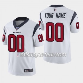 Maillot Homme Houston Texans Personnalisé Nike Blanc 100th